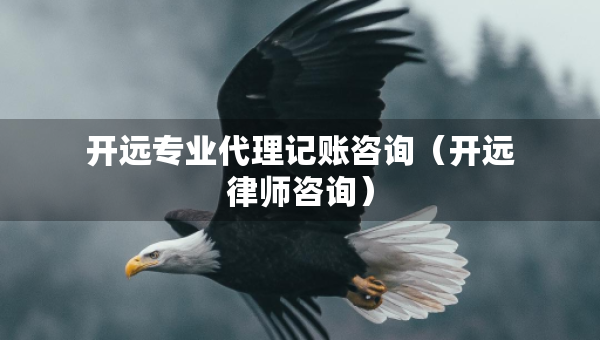開遠(yuǎn)專業(yè)代理記賬咨詢（開遠(yuǎn)律師咨詢）