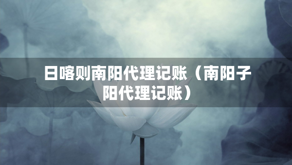 日喀則南陽(yáng)代理記賬（南陽(yáng)子陽(yáng)代理記賬）