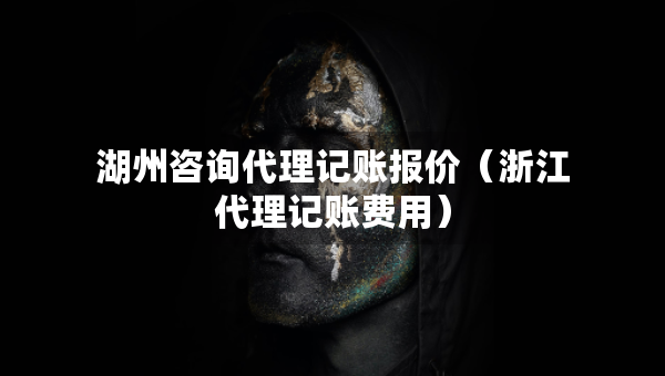 湖州咨詢代理記賬報價（浙江代理記賬費用）