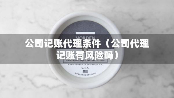 公司記賬代理條件（公司代理記賬有風(fēng)險嗎）