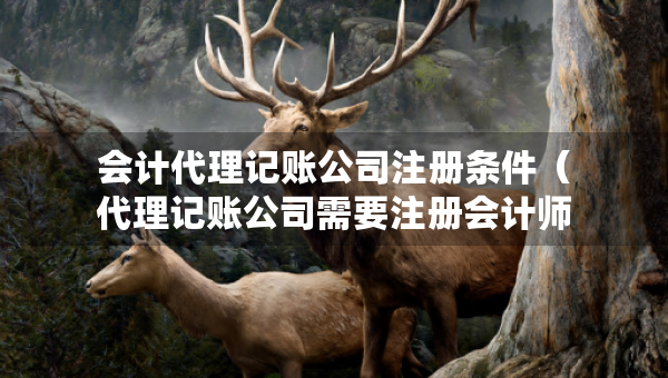 會計代理記賬公司注冊條件（代理記賬公司需要注冊會計師嗎）
