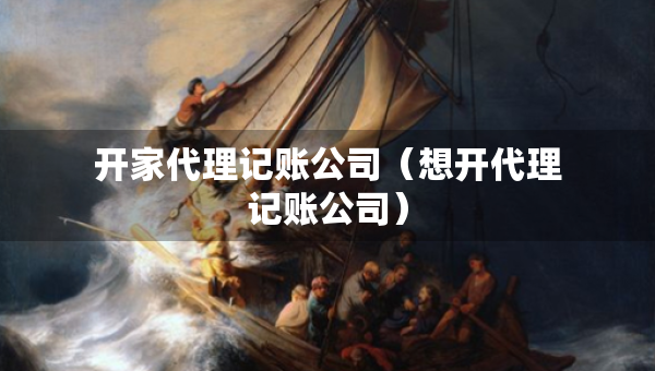 開家代理記賬公司（想開代理記賬公司）