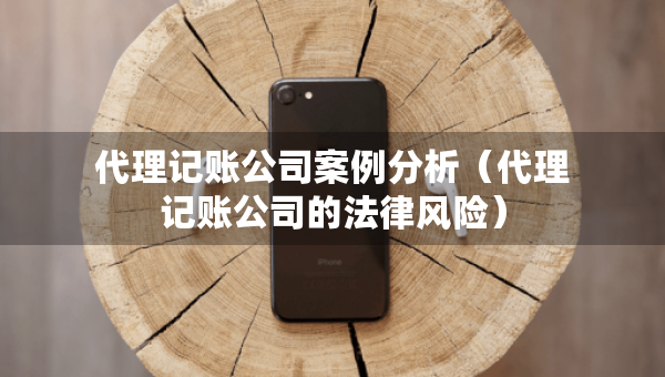 代理記賬公司案例分析（代理記賬公司的法律風(fēng)險(xiǎn)）