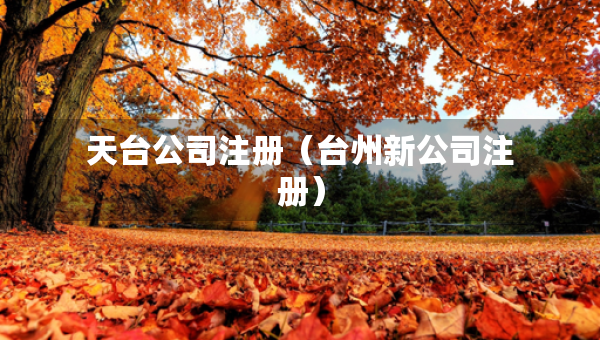 天臺(tái)公司注冊(cè)（臺(tái)州新公司注冊(cè)）