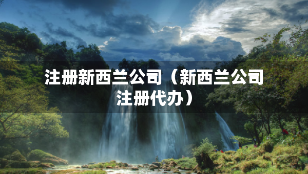 注冊新西蘭公司（新西蘭公司注冊代辦）
