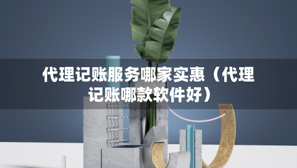 代理記賬服務(wù)哪家實惠（代理記賬哪款軟件好）