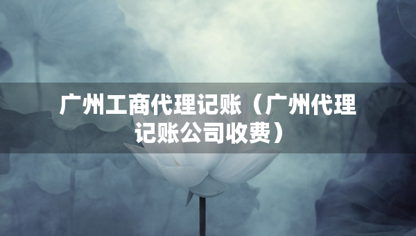 廣州工商代理記賬（廣州代理記賬公司收費(fèi)）