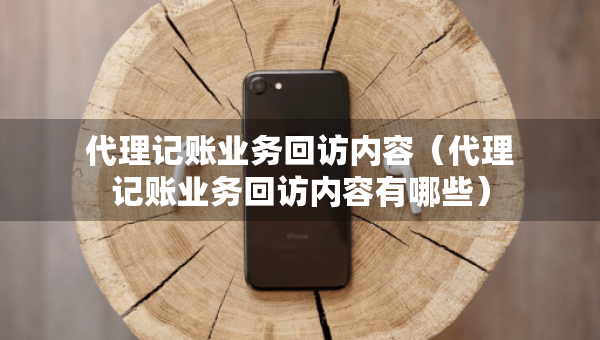 代理記賬業(yè)務(wù)回訪內(nèi)容（代理記賬業(yè)務(wù)回訪內(nèi)容有哪些）