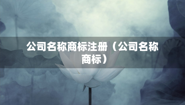 公司名稱商標(biāo)注冊（公司名稱 商標(biāo)）