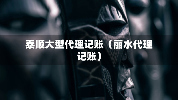 泰順大型代理記賬（麗水代理記賬）