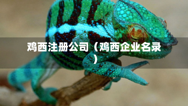 雞西注冊(cè)公司（雞西企業(yè)名錄）