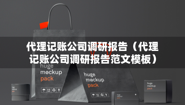 代理記賬公司調(diào)研報(bào)告（代理記賬公司調(diào)研報(bào)告范文模板）