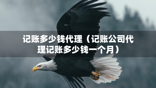 記賬多少錢代理(記賬公司代理記賬多少錢一個月) 記賬多少錢代理(記賬公司代理記賬多少錢一個月)
