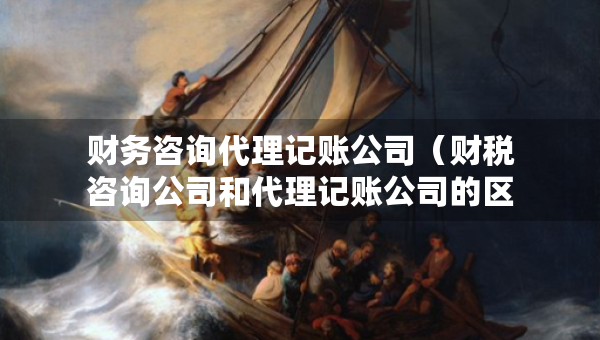財(cái)務(wù)咨詢代理記賬公司（財(cái)稅咨詢公司和代理記賬公司的區(qū)別）