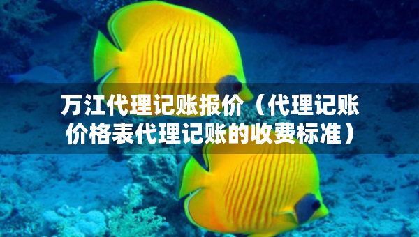 萬江代理記賬報價（代理記賬價格表代理記賬的收費標準）