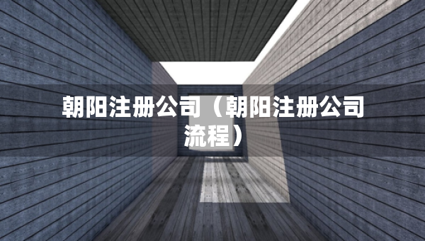 朝陽(yáng)注冊(cè)公司(朝陽(yáng)注冊(cè)公司流程) 朝陽(yáng)注冊(cè)公司(朝陽(yáng)注冊(cè)公司流程)