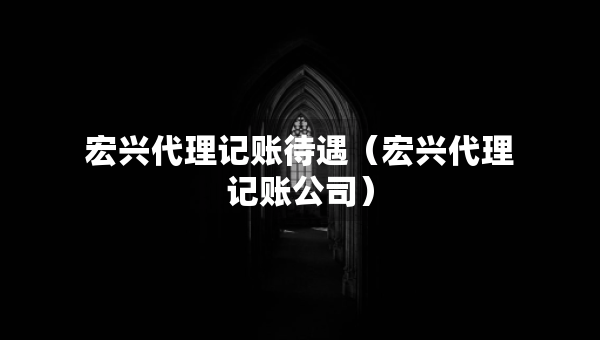 宏興代理記賬待遇（宏興代理記賬公司）