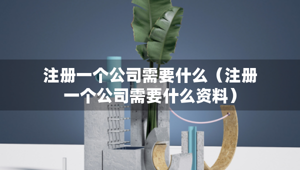 注冊(cè)一個(gè)公司需要什么(注冊(cè)一個(gè)公司需要什么資料) 注冊(cè)一個(gè)公司需要什么(注冊(cè)一個(gè)公司需要什么資料)