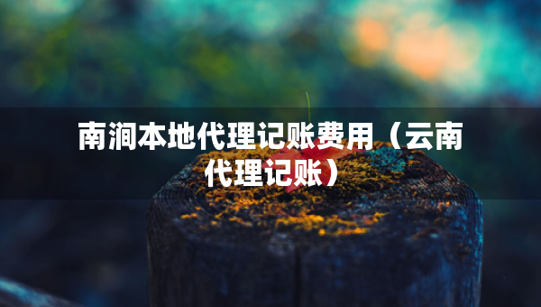 南澗本地代理記賬費用(云南代理記賬) 南澗本地代理記賬費用(云南代理記賬)