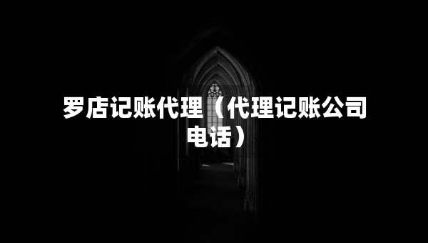 羅店記賬代理(代理記賬公司電話) 羅店記賬代理(代理記賬公司電話)