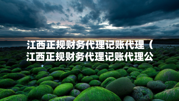 江西正規(guī)財務(wù)代理記賬代理（江西正規(guī)財務(wù)代理記賬代理公司）