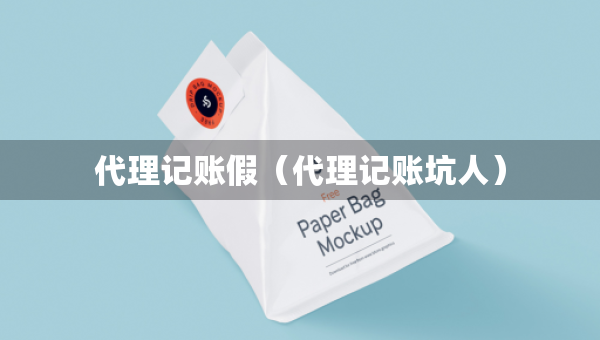 代理記賬假（代理記賬坑人）