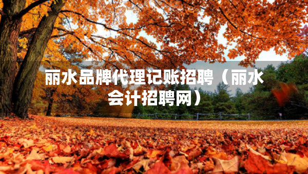 麗水品牌代理記賬招聘(麗水會(huì)計(jì)招聘網(wǎng)) 麗水品牌代理記賬招聘(麗水會(huì)計(jì)招聘網(wǎng))