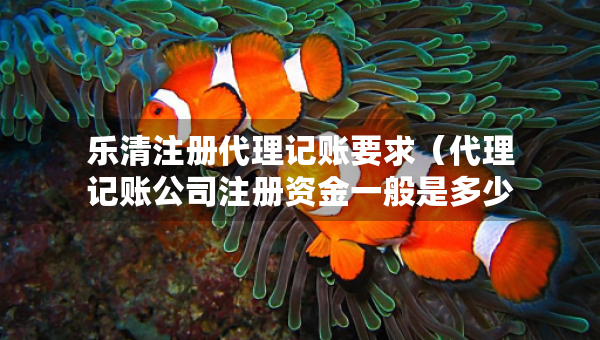 樂清注冊代理記賬要求（代理記賬公司注冊資金一般是多少）