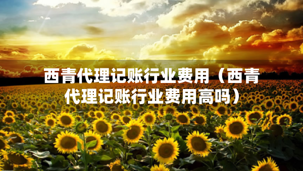 西青代理記賬行業(yè)費(fèi)用(西青代理記賬行業(yè)費(fèi)用高嗎) 西青代理記賬行業(yè)費(fèi)用(西青代理記賬行業(yè)費(fèi)用高嗎)