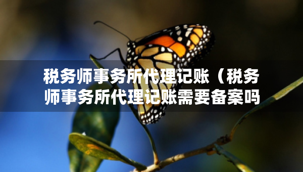 稅務(wù)師事務(wù)所代理記賬（稅務(wù)師事務(wù)所代理記賬需要備案嗎）