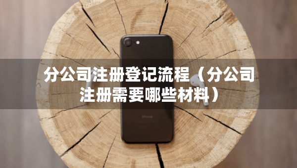 分公司注冊(cè)登記流程（分公司注冊(cè)需要哪些材料）