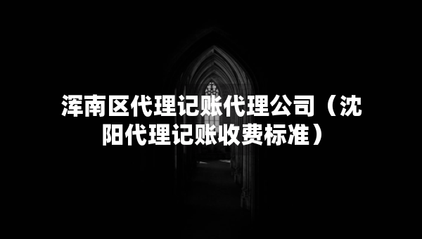 渾南區(qū)代理記賬代理公司（沈陽代理記賬收費(fèi)標(biāo)準(zhǔn)）