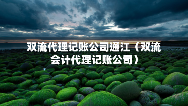 雙流代理記賬公司通江（雙流會(huì)計(jì)代理記賬公司）