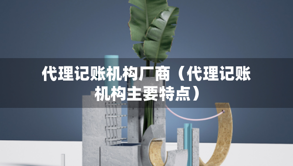 代理記賬機(jī)構(gòu)廠商（代理記賬機(jī)構(gòu)主要特點(diǎn)）