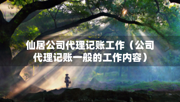仙居公司代理記賬工作（公司代理記賬一般的工作內(nèi)容）