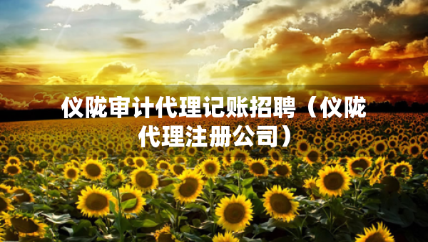 儀隴審計(jì)代理記賬招聘（儀隴代理注冊(cè)公司）